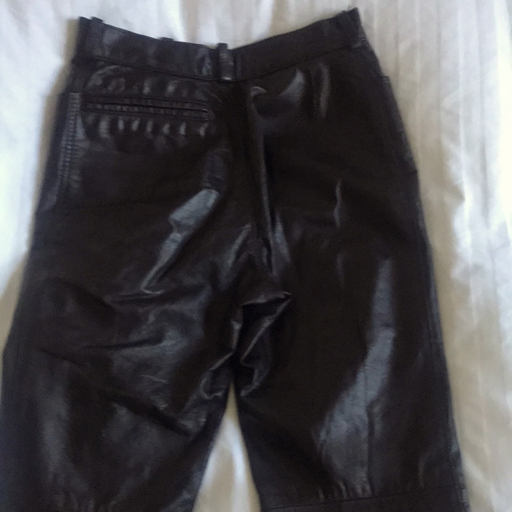 Vintage Laurence Roy high-waisted leather pants - Picture 7 of 10